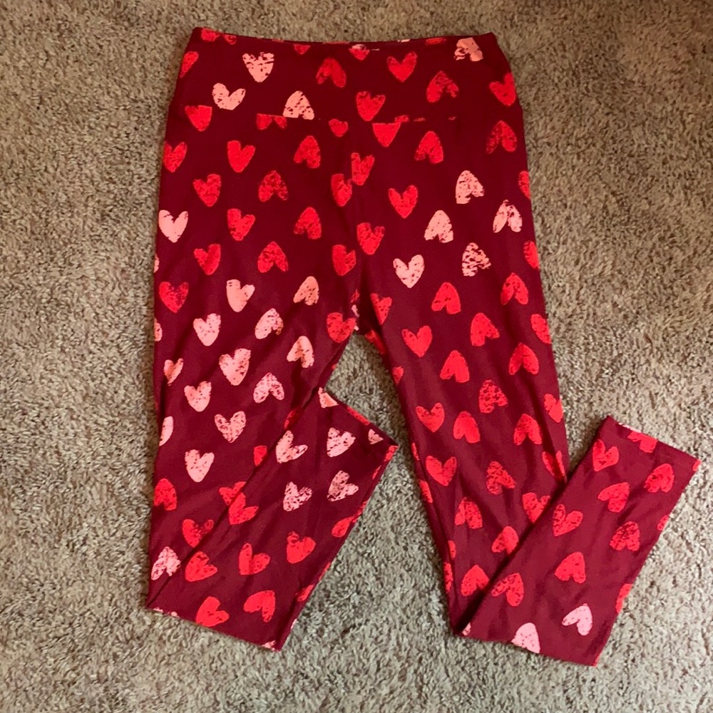 Valentines Day Hearts Leggings
